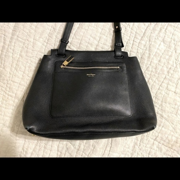 SALVATORE FERRAGAMO Italian Butter Leather Satchel - Picture 6 of 16